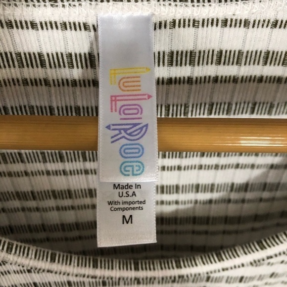 Striped Tunic top Lularoe Size Medium - Picture 5 of 7